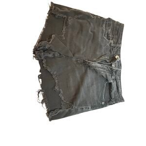 AMERICAN EAGLE DENIM CUT OFF SHORTS COMFORT STRETCH WAIST WOMENS SIZE 6